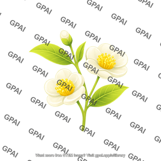 Tea plant flower