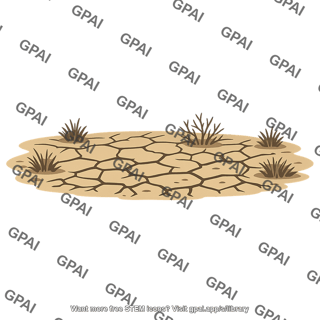 Dry period landscape