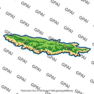 Elongated island