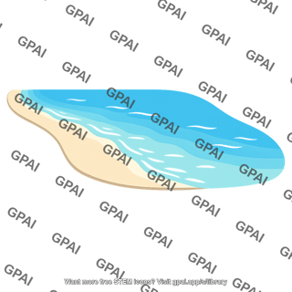 Shallow coastal area