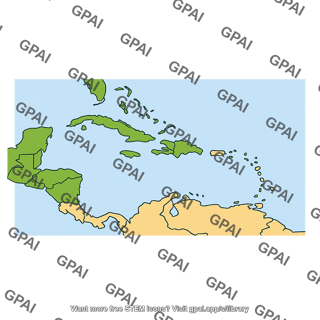 Caribbean basin map
