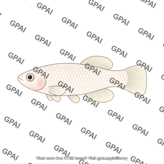 Turquoise killifish nothobranchius furzeri female klara no organs