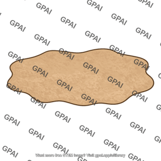 Tan organic blotch