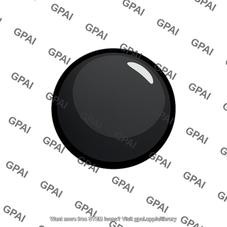 Organic carbon atom icon