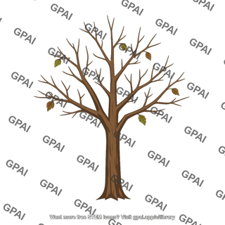 Tree defoliated