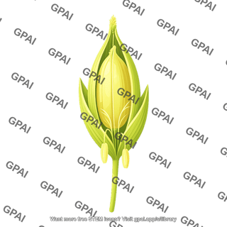 Rice grain ripening in floret 1