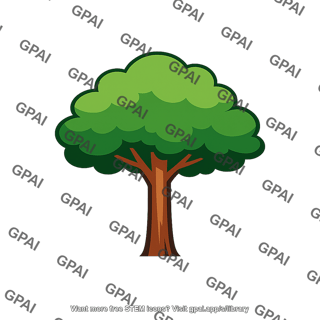 Single tree forest symbol