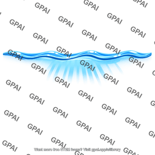 Sunlit surface water