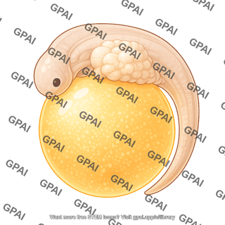 Zebrafish embryo bud stage