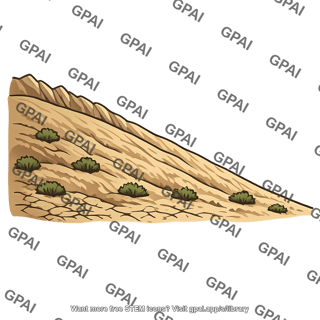 Rain shadow leeward slope