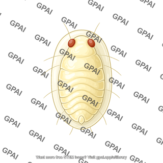 Whitefly pupa