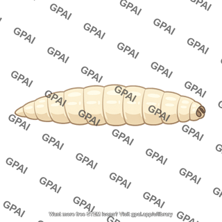 Sheep blowfly larva