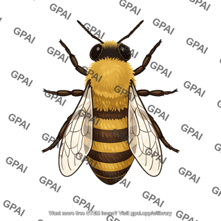 Western honey bee apis mellifera drone dorsal