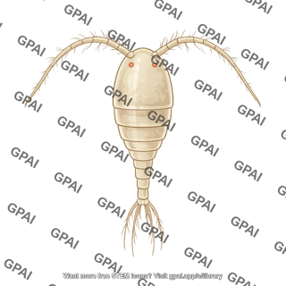 Copepod macrocyclops albidus