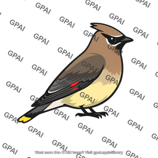 Cedar waxwing