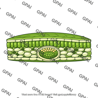 Leaf cross section