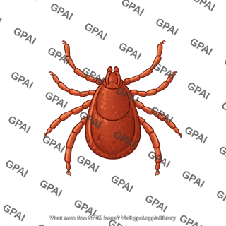 Asian longhorned tick haemaphysalis longicornis female