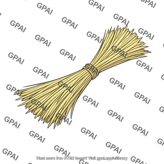 Plant fiber bundle