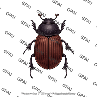 Beetle dung beetle