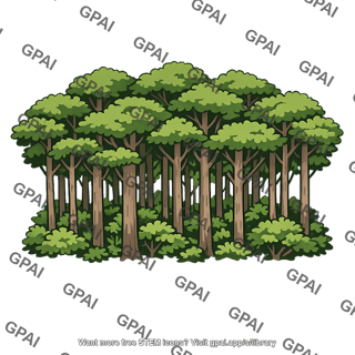 Natural dense forest