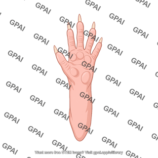 Mouse paw back ventral