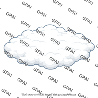 Fluffy cloud