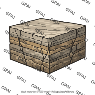 Earth crust block