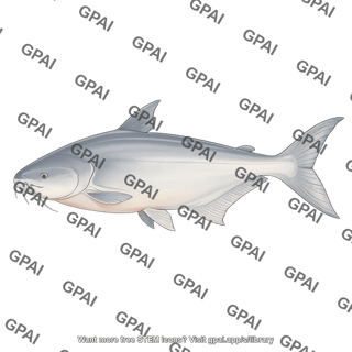 Mekong giant catfish pangasianodon gigas