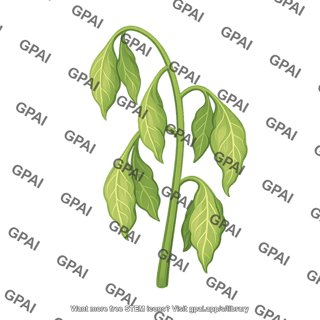 Nicotiana benthamiana wilted