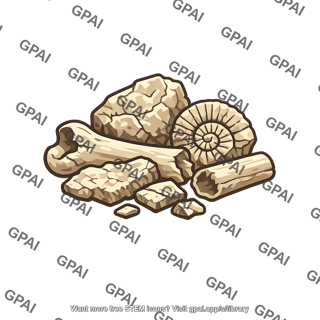 Fossil material