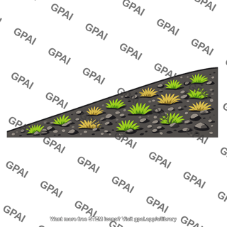 Volcanic slope