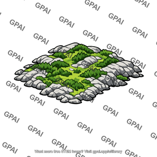 Rocky island isometric