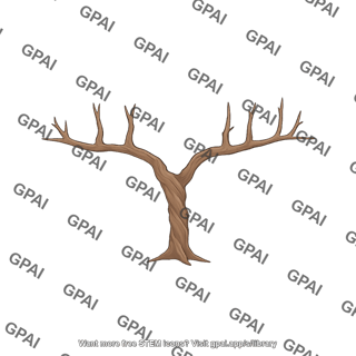 Grape vines trunk only