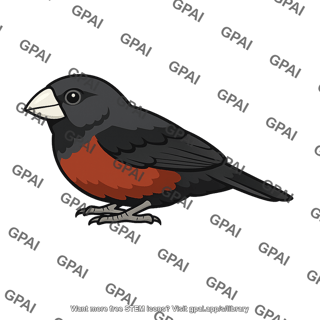 African estrildid finch pyrenestes ostrinus