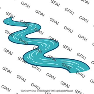 Meandering river