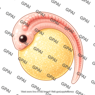 Zebrafish embryo 20. 14 somite stage