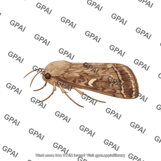 Fall armyworm spodoptera frugiperda male