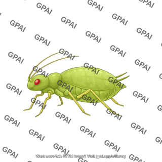 Aphid side view