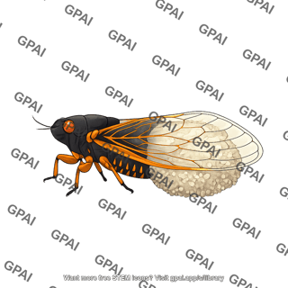 Periodical cicada massospora infection stage i