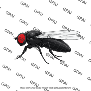 Drosophila lateral male black body