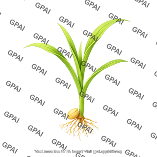Corn seedling v2