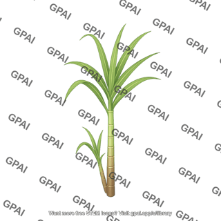Saccharum officinarum sugarcane