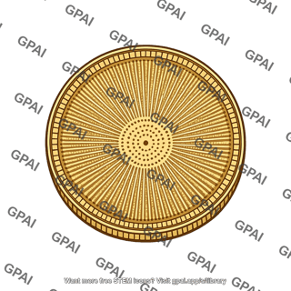 Diatom cyclotella meneghiniana