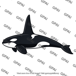 Killer whale adult male