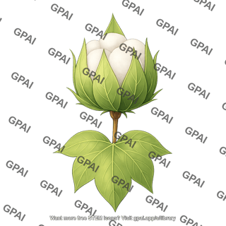 Cotton leaf subtending