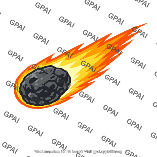 Blazing meteor