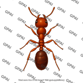 Red imported fire ant dorsal