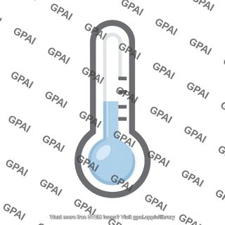 Thermometer low symbol