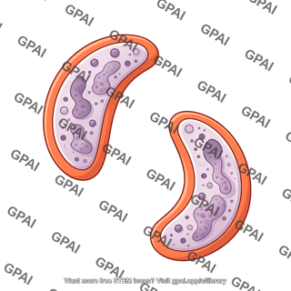 P malariae 2 trophozoites