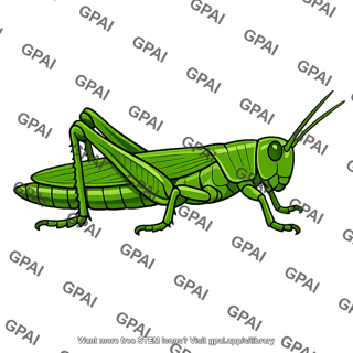 Green grasshopper